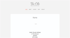 Desktop Screenshot of belfastchenstyletaichi.com
