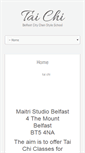 Mobile Screenshot of belfastchenstyletaichi.com